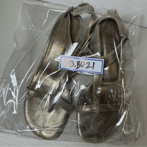 Vintage Donald J Pliner Slingback Y2K 90s Women's Open Toe Heels Size 7 - Picture 14 of 16